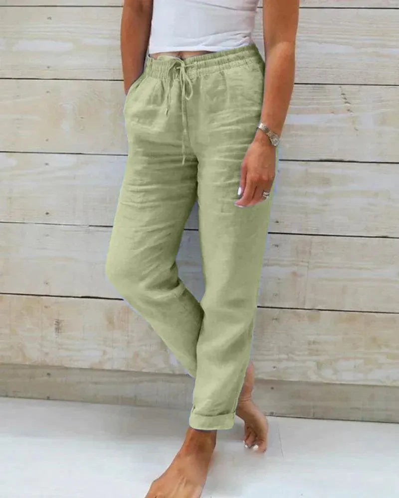 Women's linen pants - Casual chic - 100% premium linen - Perfect for summer
