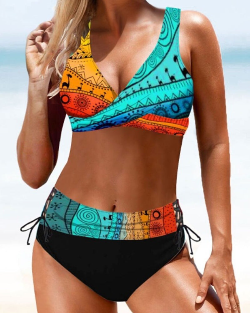 LP | Colorful Bikini Swimsuit
