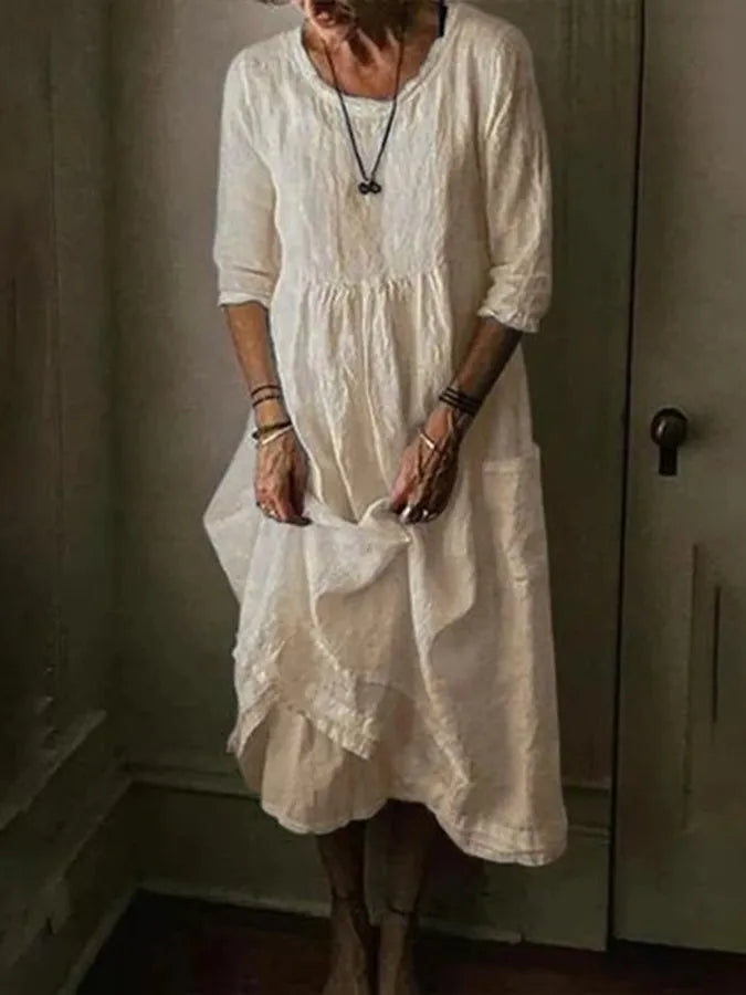 Jonah - Women's linen dress