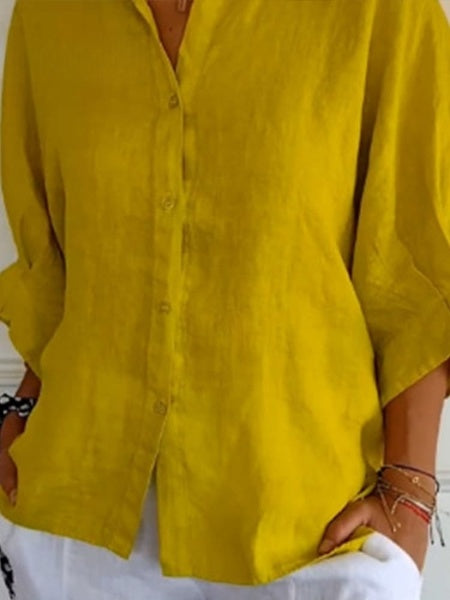 LP | Women's casual cotton and linen shirt
