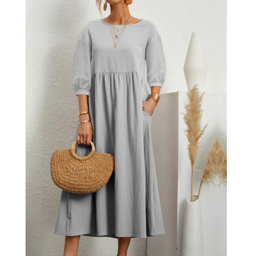LD | Elegant summer dress with dinner jacket and romantic details