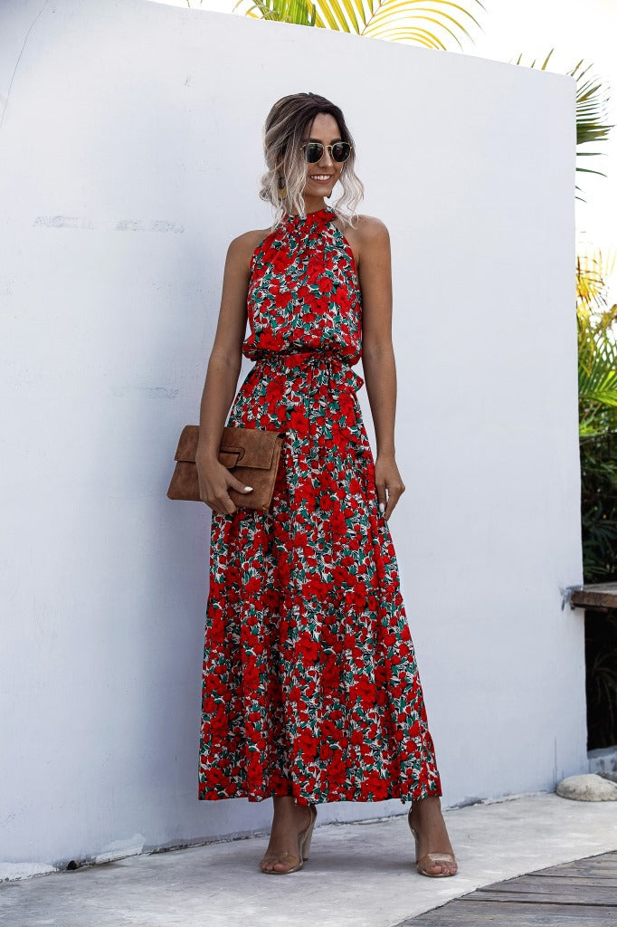 LP | Dress with polka dot print and neck bow