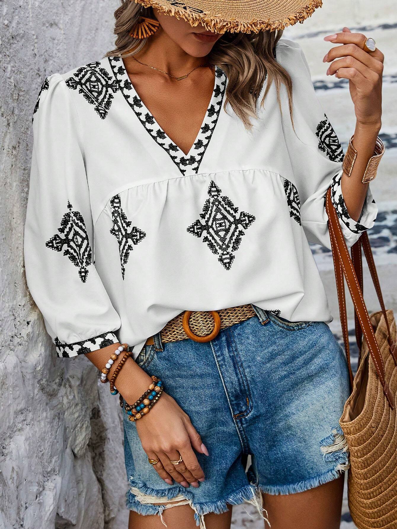 Esme embroidered blouse