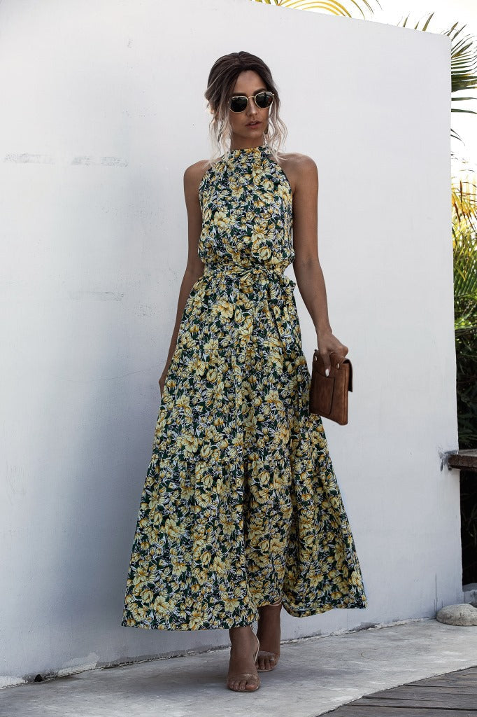 LP | Dress with polka dot print and neck bow