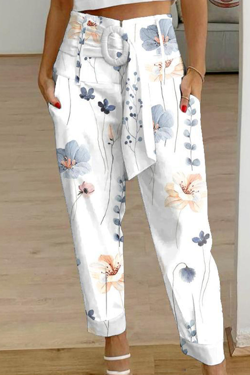 Casual Patchwork Bag Print Loose Mid Waist Harlan Else Swimsuits