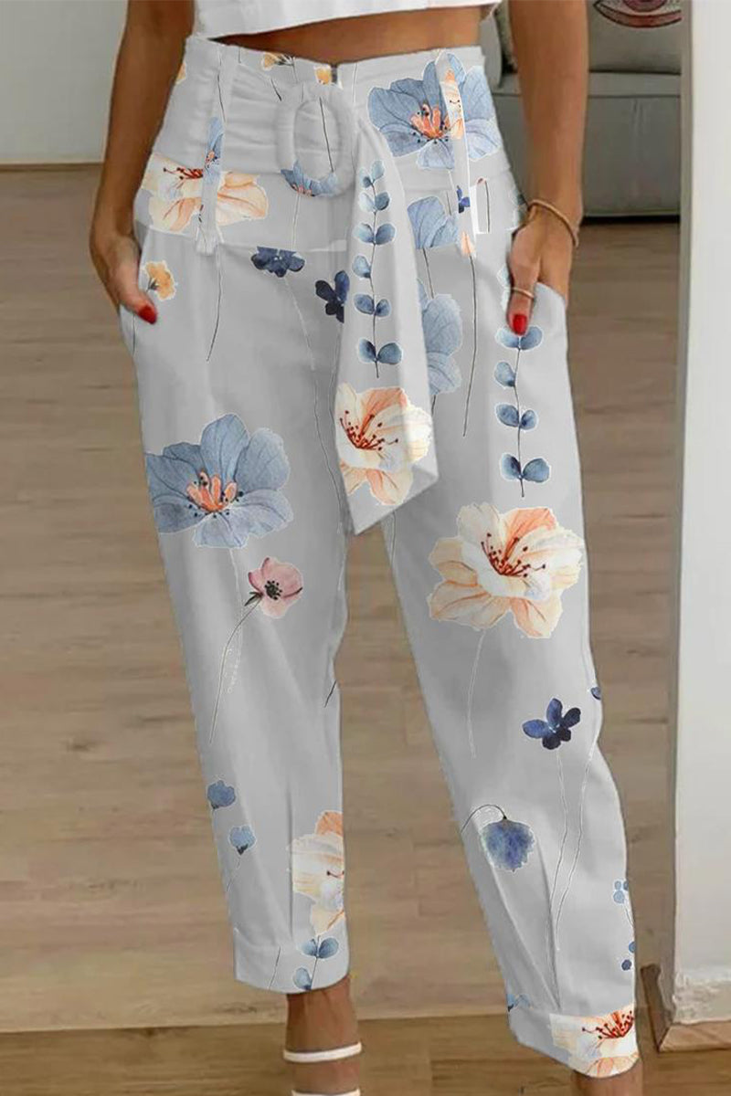 Casual Patchwork Bag Print Loose Mid Waist Harlan Else Swimsuits