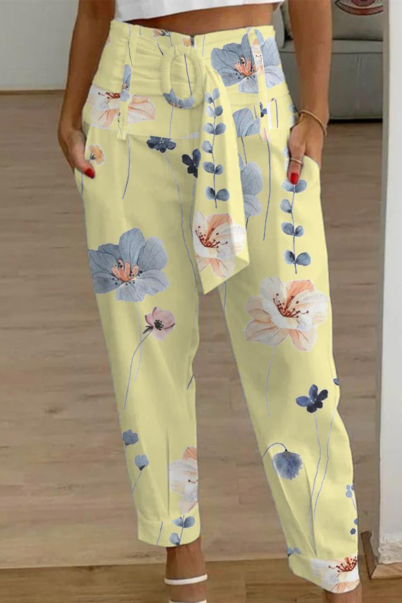 Casual Patchwork Bag Print Loose Mid Waist Harlan Else Swimsuits