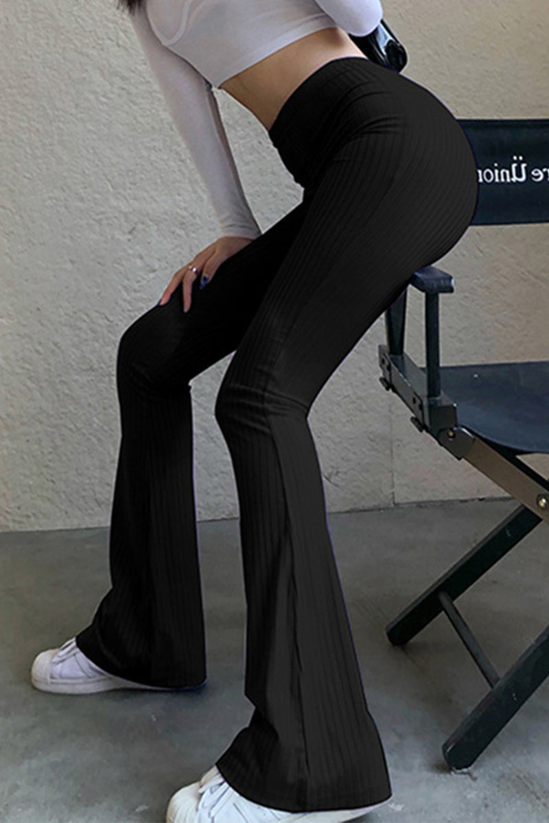 Casual simplicity solid-making-ohigh-waist speaker solid-color shorts