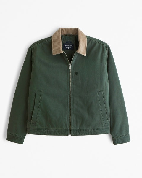 Short Work Jacket with Zipper