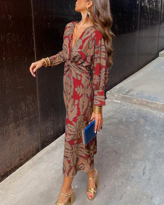 Cornelia - Vintage printed dress