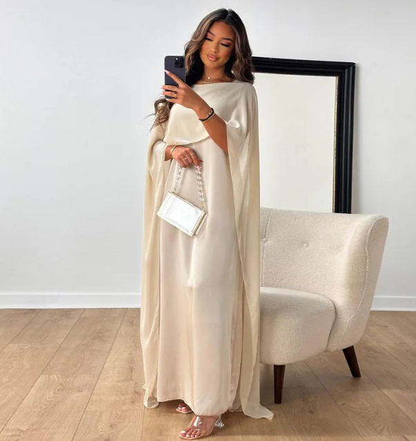 Ariana - Long satin dresses for women
