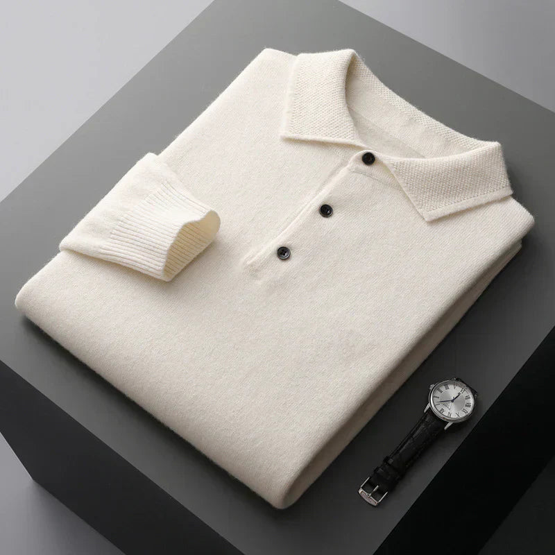 Jonathan long-sleeved polo shirt