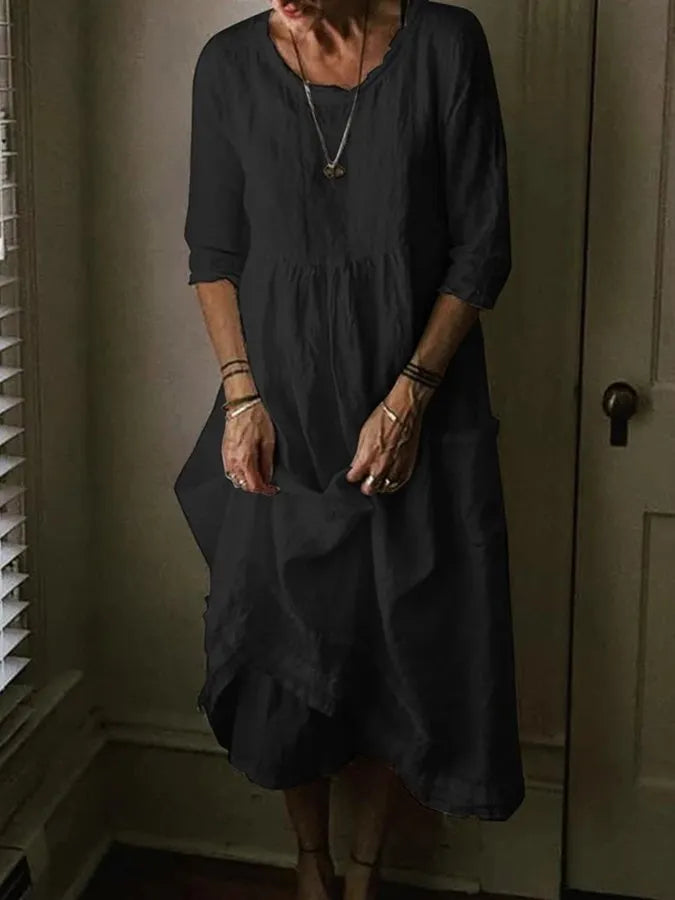 Jonah - Women's linen dress