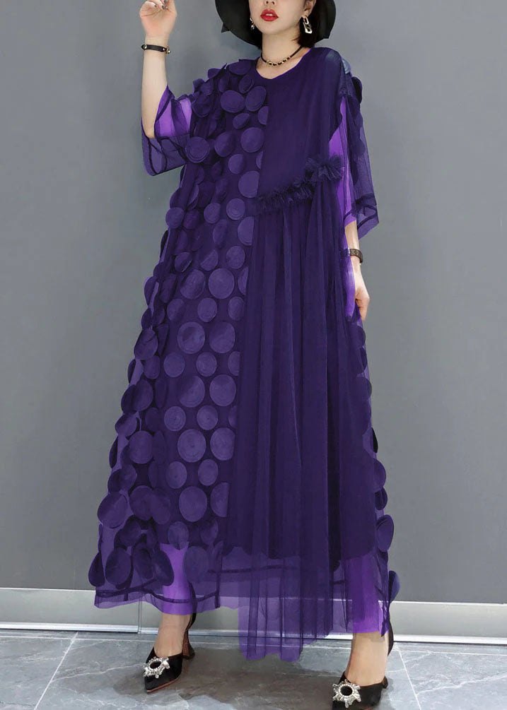 Mc | Women's mesh dress with short sleeves and plunging neckline