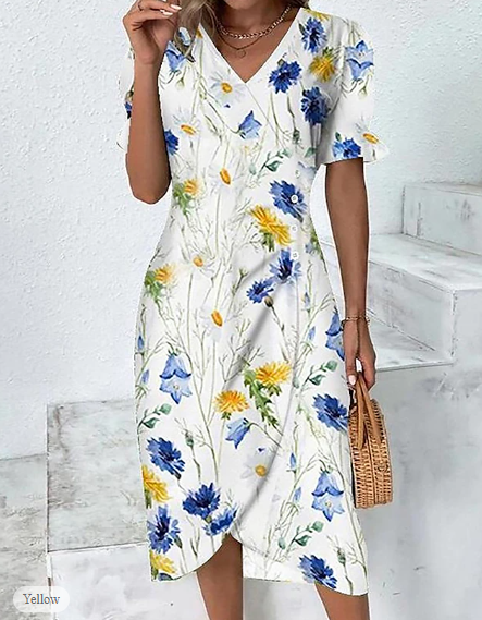 LP | Beautiful floral print dress