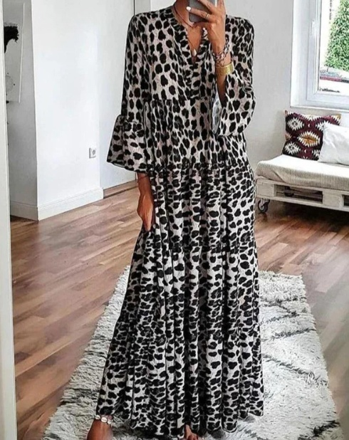 leopard dress