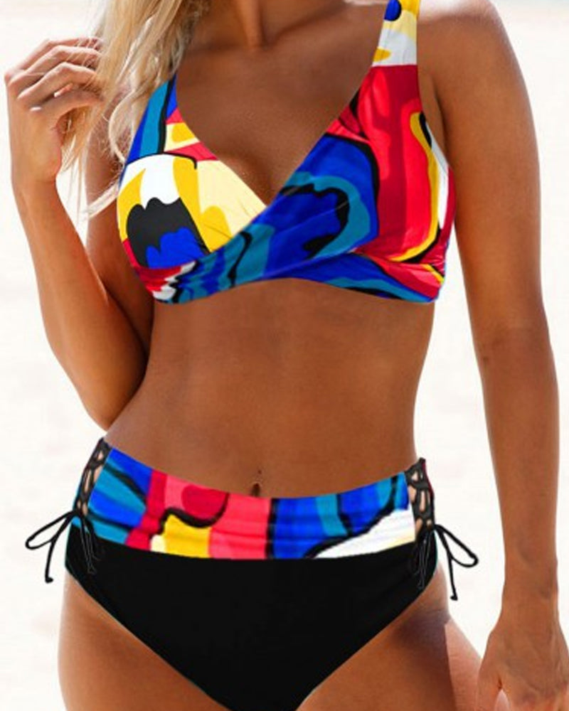 LP | Colorful Bikini Swimsuit