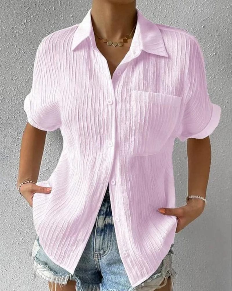 LP | Elegant and comfortable one-color shirt