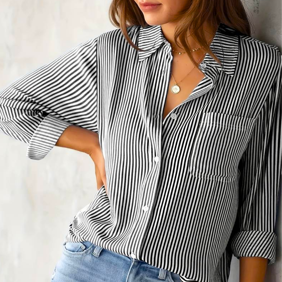 Jet | women's casual striped blouse
