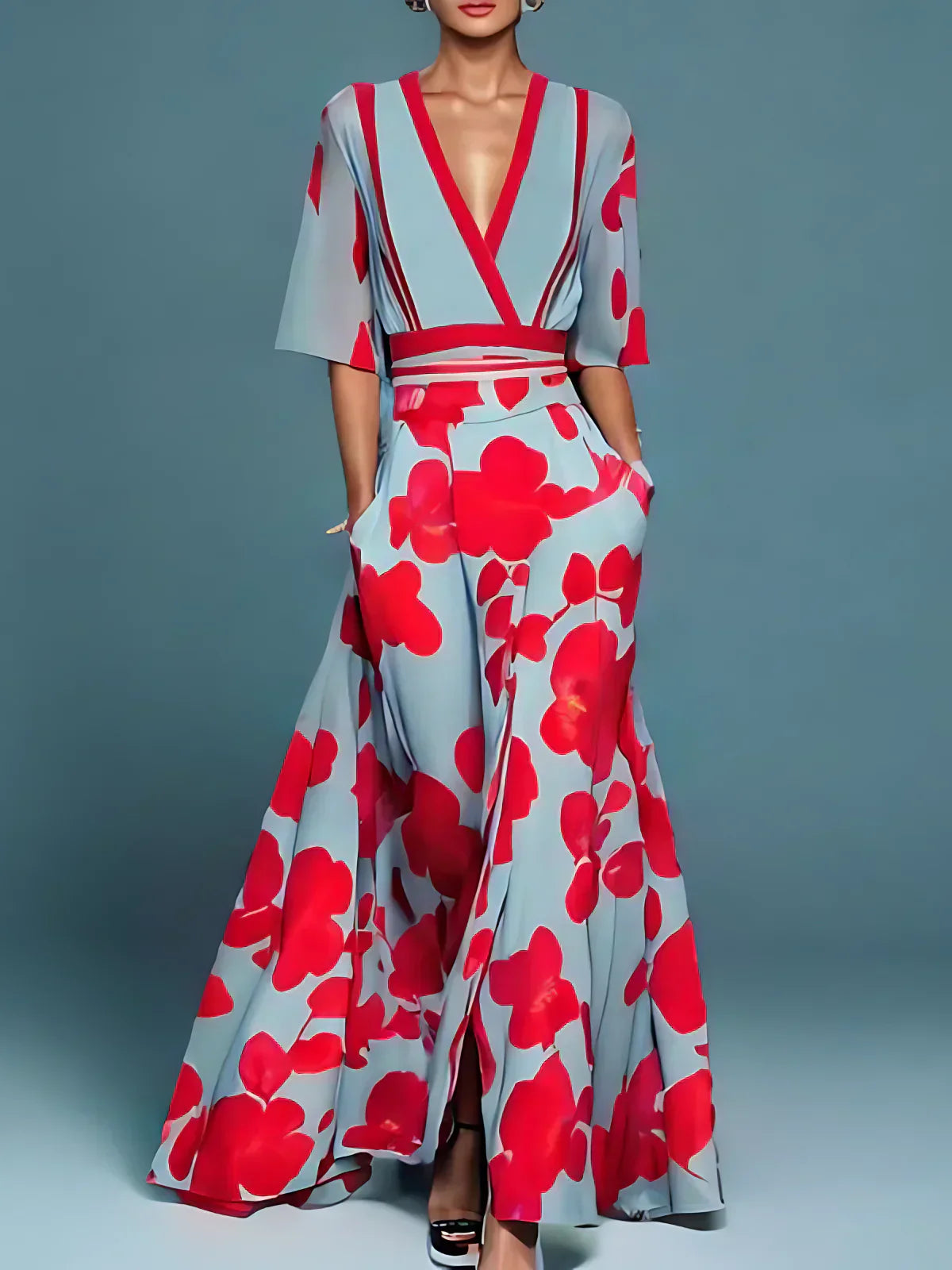 LD | Elegant floral dress for the purse