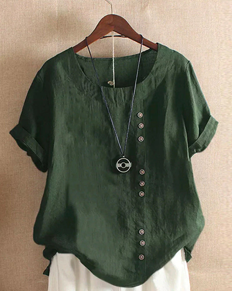 Women's short-sleeved blouse