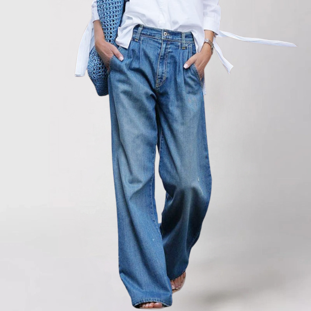 Ranilla - Wide-leg denim jeans