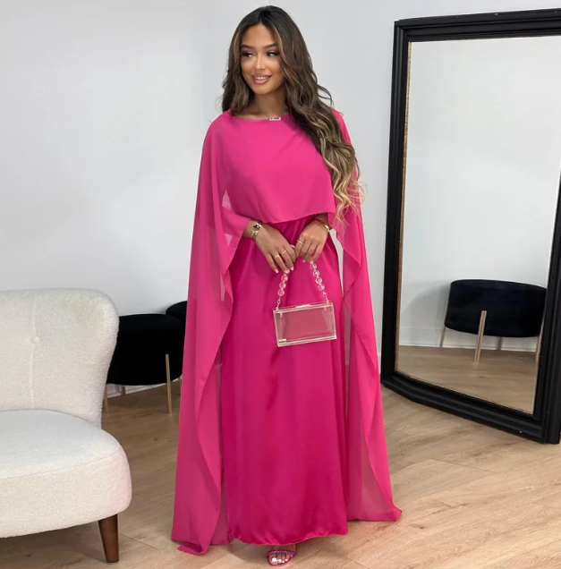 Ariana - Long satin dresses for women