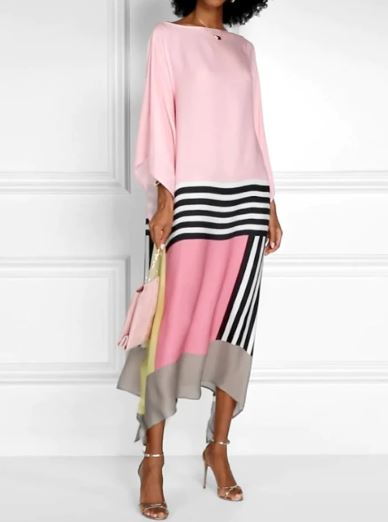 Mc | Pink-striped dress