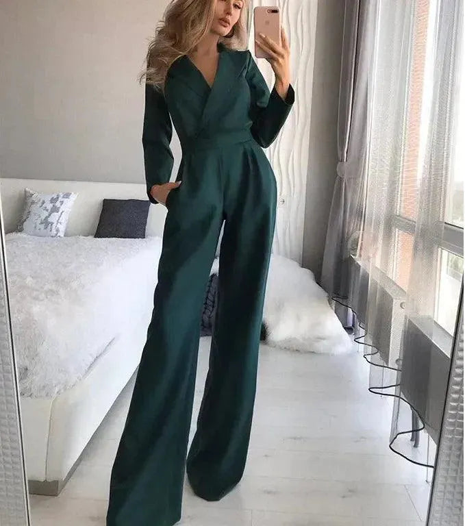 Sophia - Long-sleeved jumpsuit