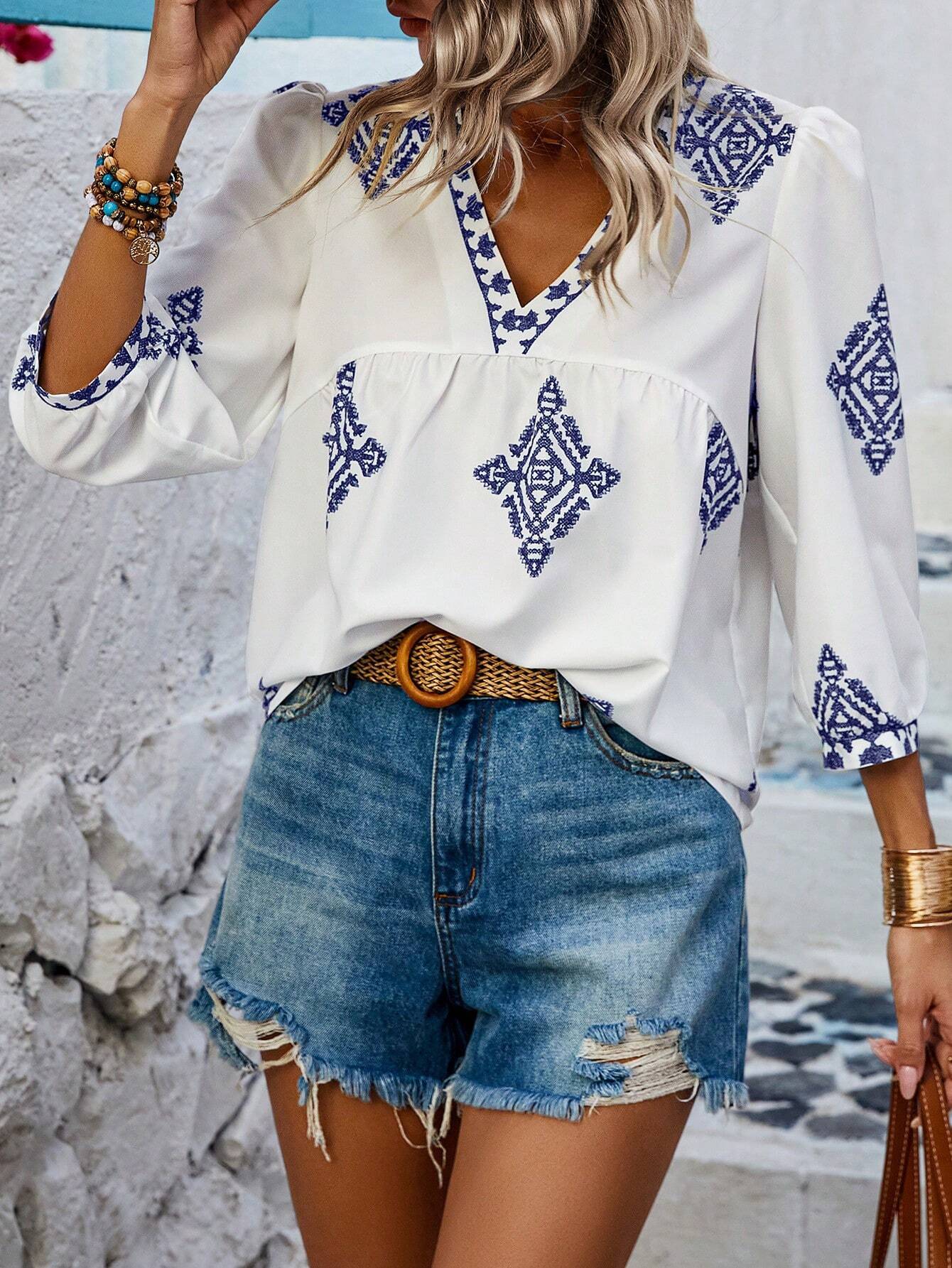 Esme embroidered blouse
