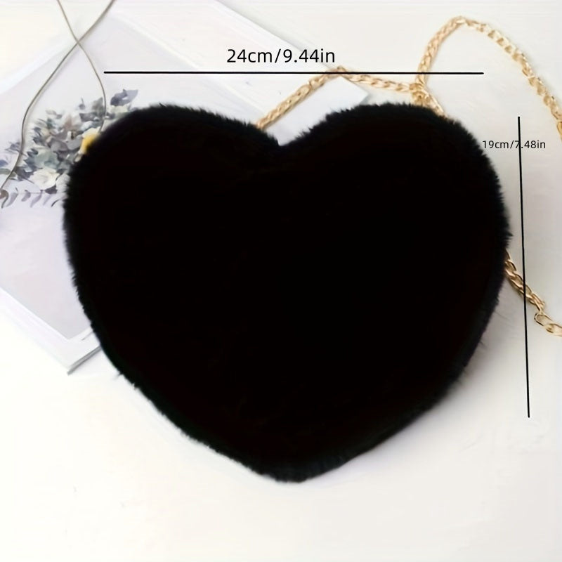 Nina | Heart-shaped plush bag