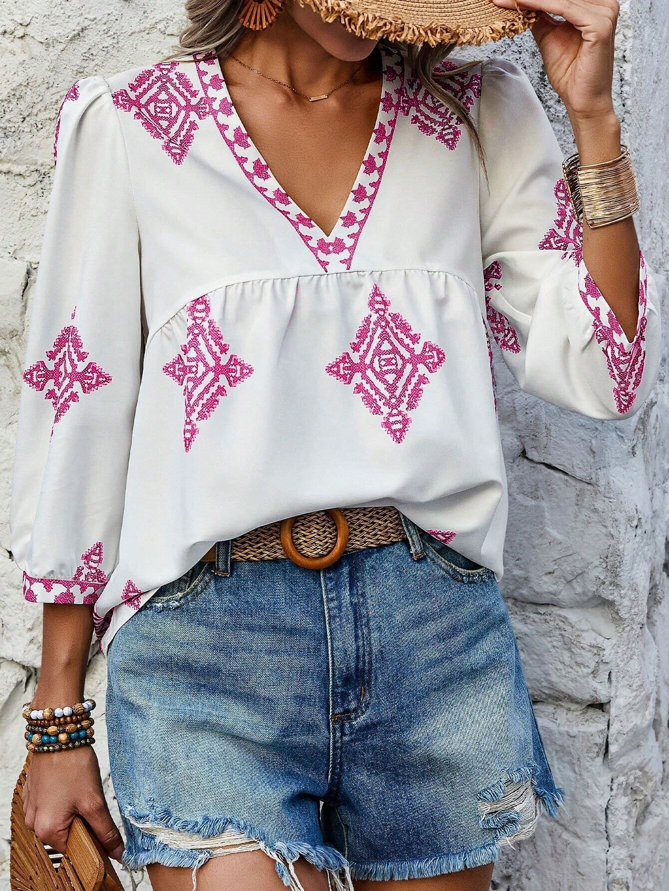Esme embroidered blouse