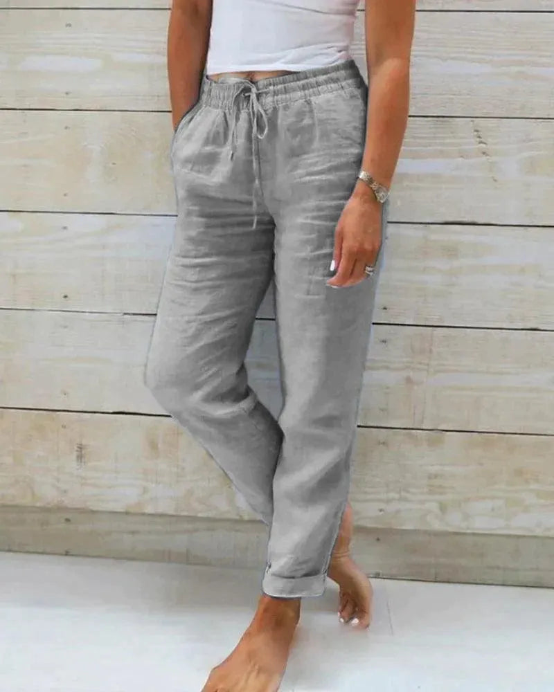 Women's linen pants - Casual chic - 100% premium linen - Perfect for summer