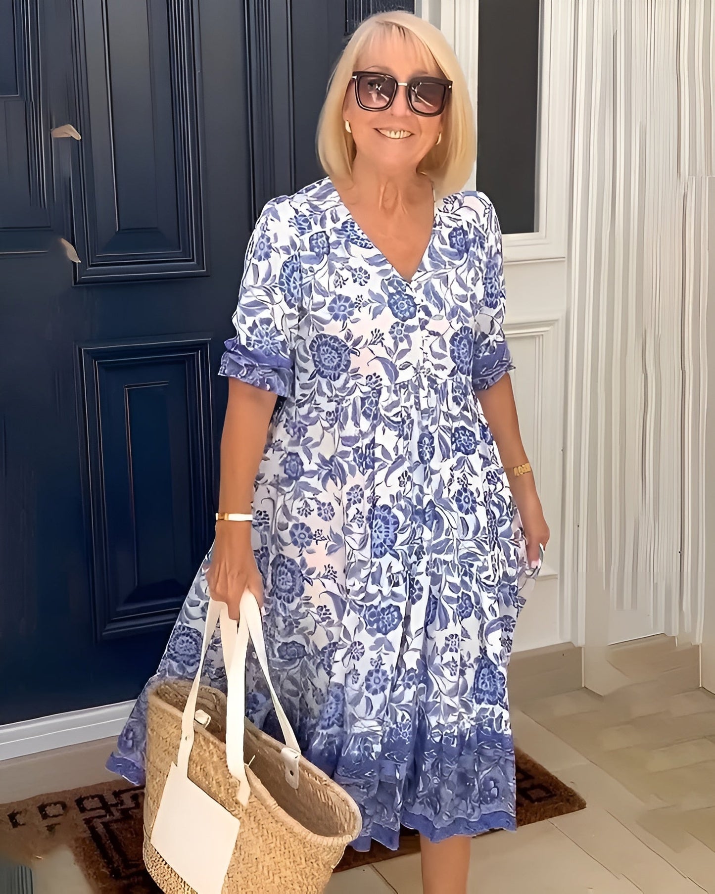 Elegant floral dress