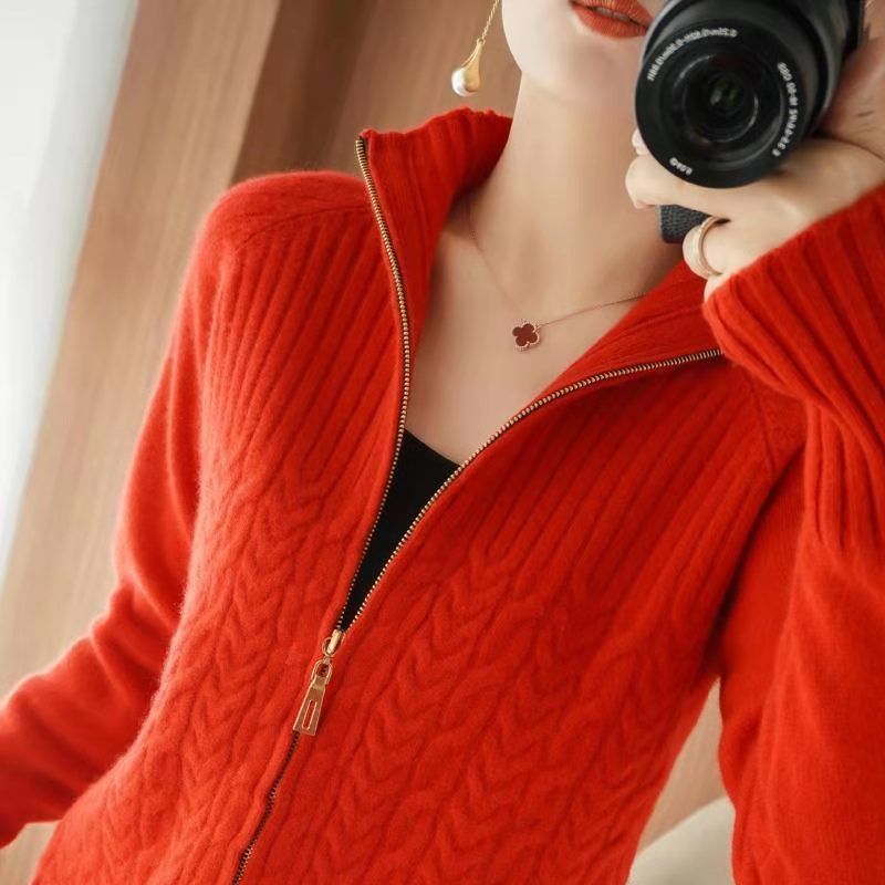 Ubelia | Women's Cashmere Cardigan with Chic Drawstring