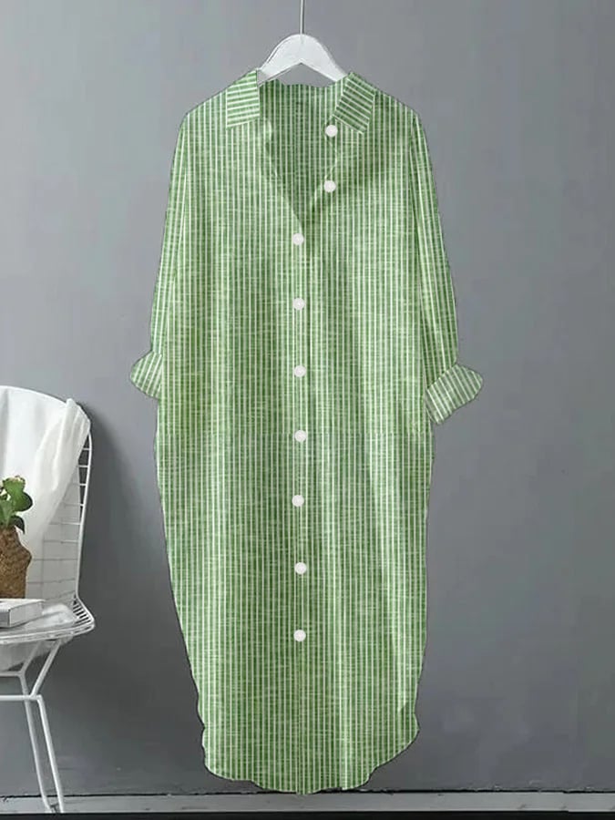 LP | Shiny and cool shirt dress
