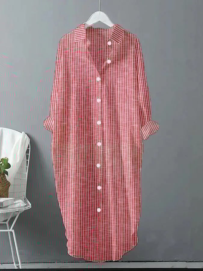 LP | Shiny and cool shirt dress