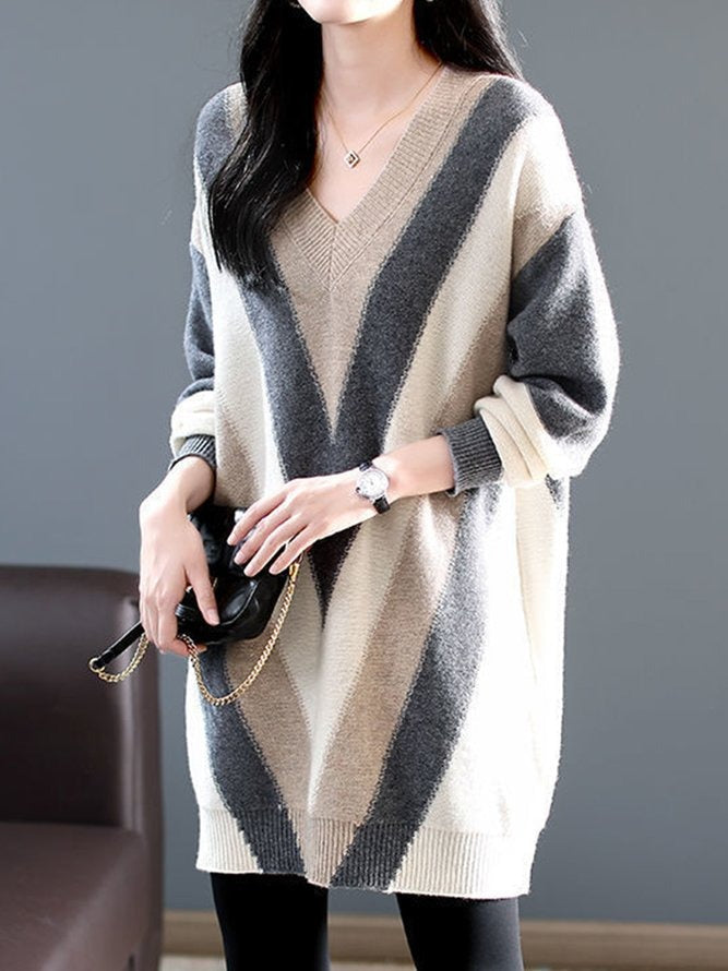 LP | Knit dress with long sleeves