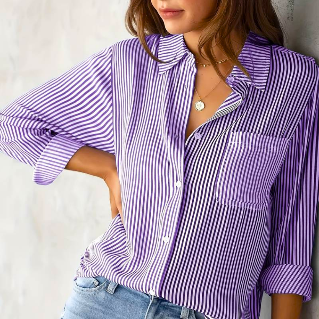 Jet | women's casual striped blouse