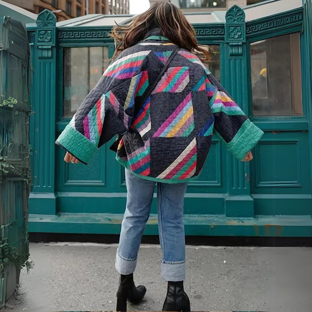 Chloé | Women's Rainbow Kimono Jacket Chic and Comfortable