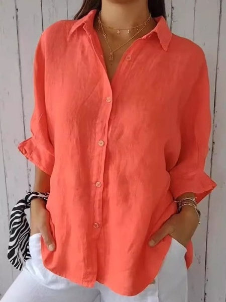 LP | Women's casual cotton and linen shirt