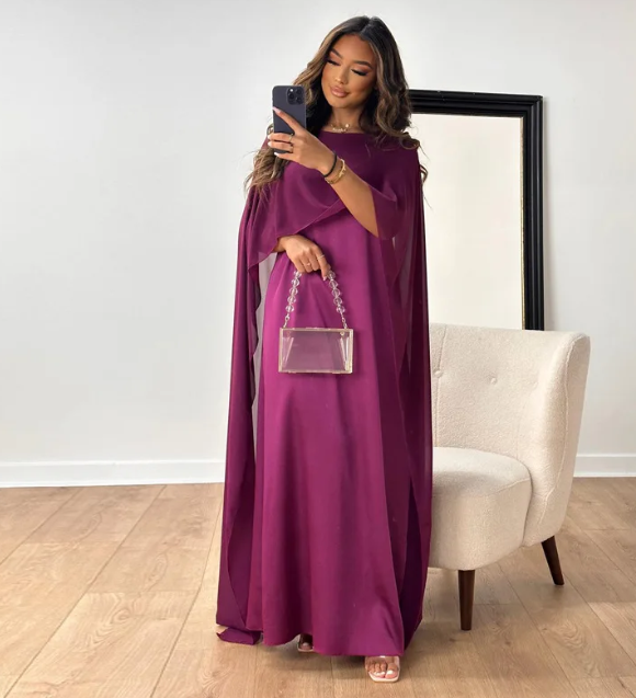 Ariana - Long satin dresses for women