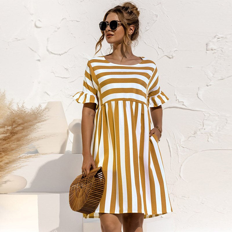 LD | Elegant maxi dress with long sleeves