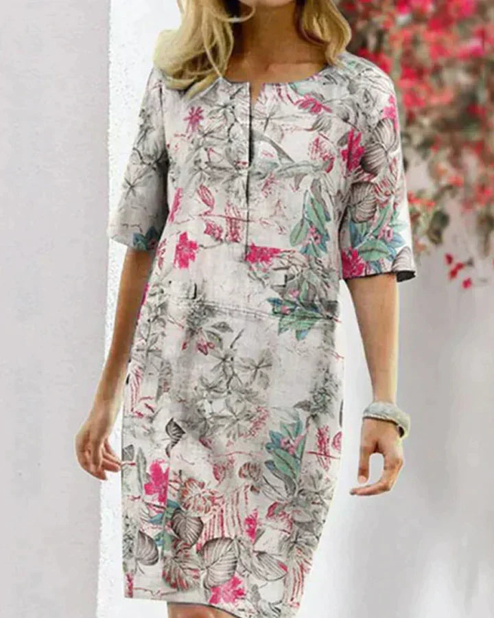 LP | Summer dress with elegant print