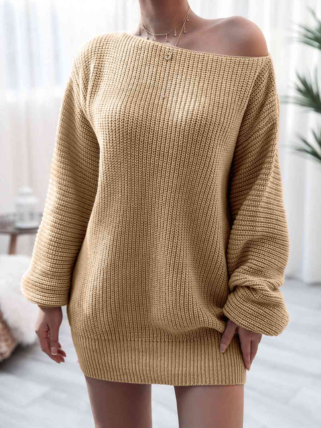Knitted mini dress