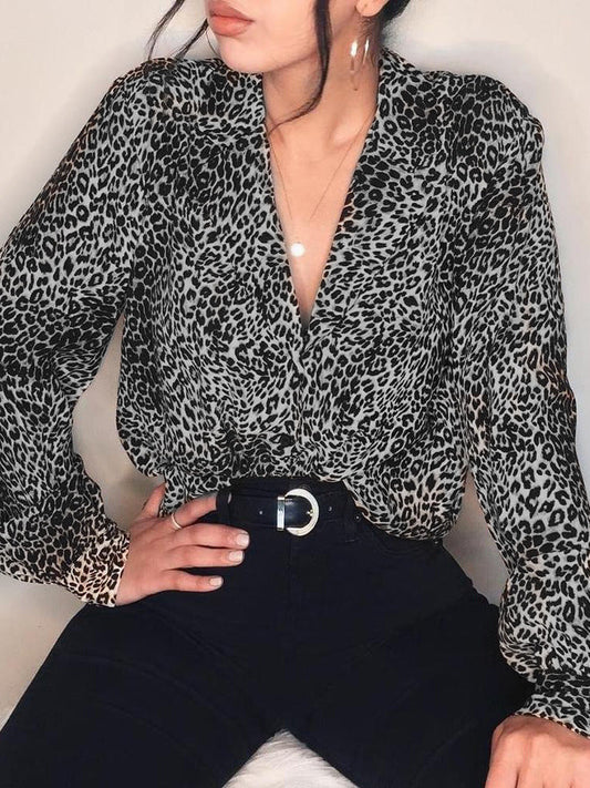 Leona | Leopard blouse