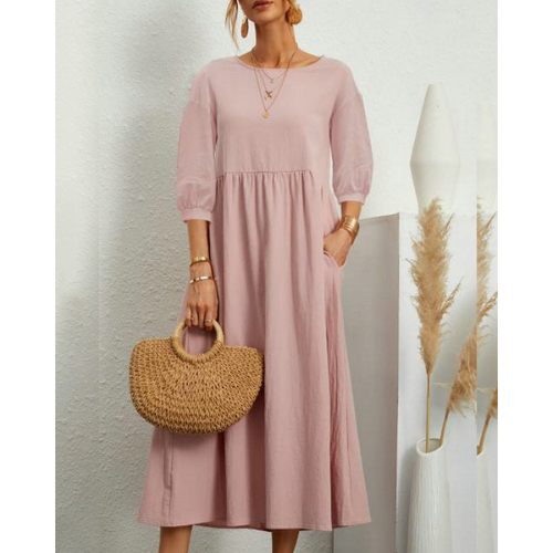 LD | Elegant summer dress with dinner jacket and romantic details