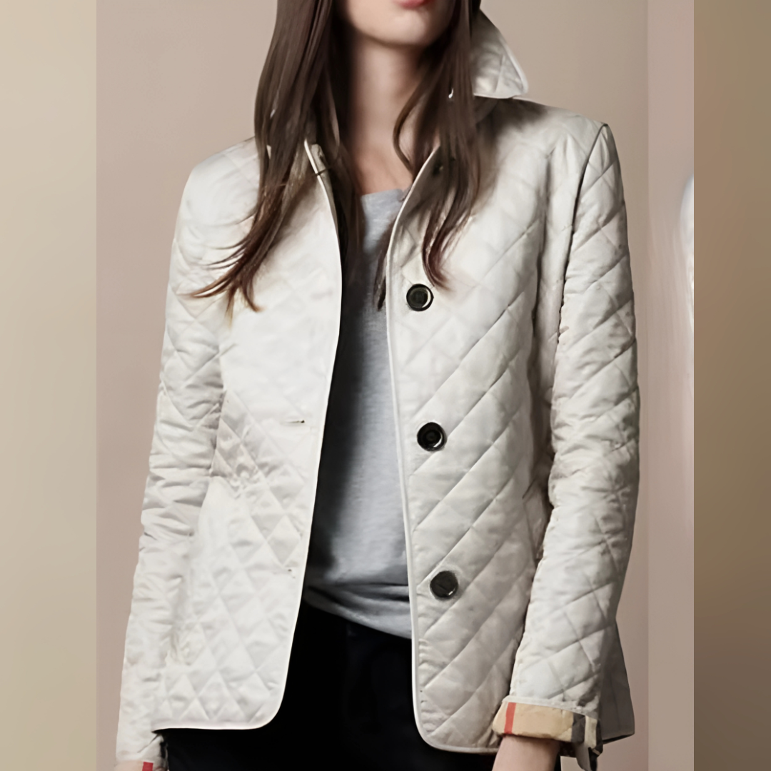 Cheryl - l'elegante giacca slim-fit in seta-cotone