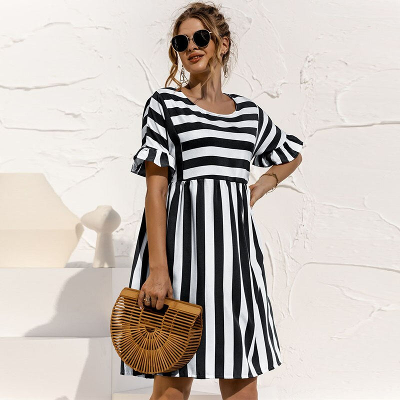 LD | Elegant maxi dress with long sleeves