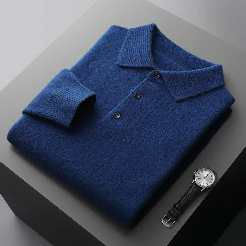 Jonathan long-sleeved polo shirt